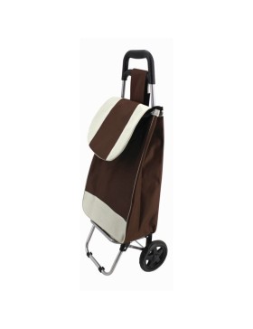Chariot de Course, Caddie 2 Roues, Capacité de 30kg, 2 Roues, Chariot de Marché