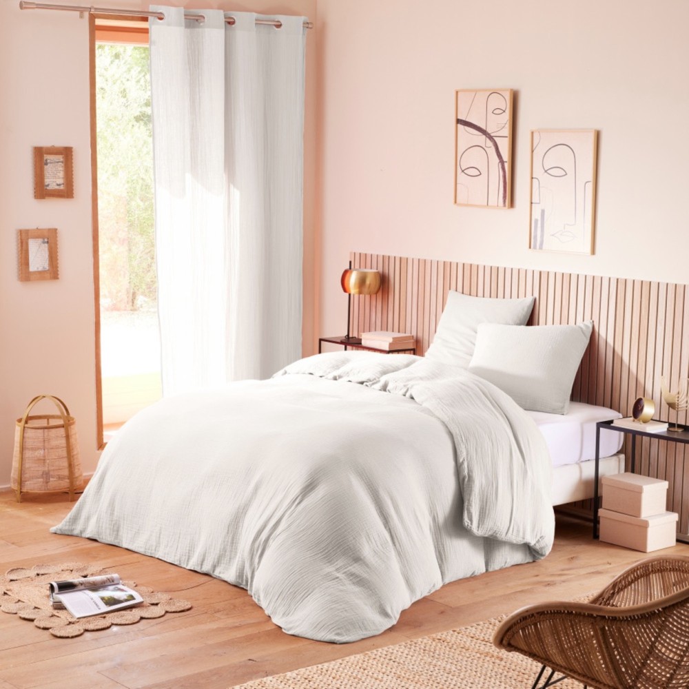 Pack Complet 4 pièces en Gaze de Coton 240 x 220 cm