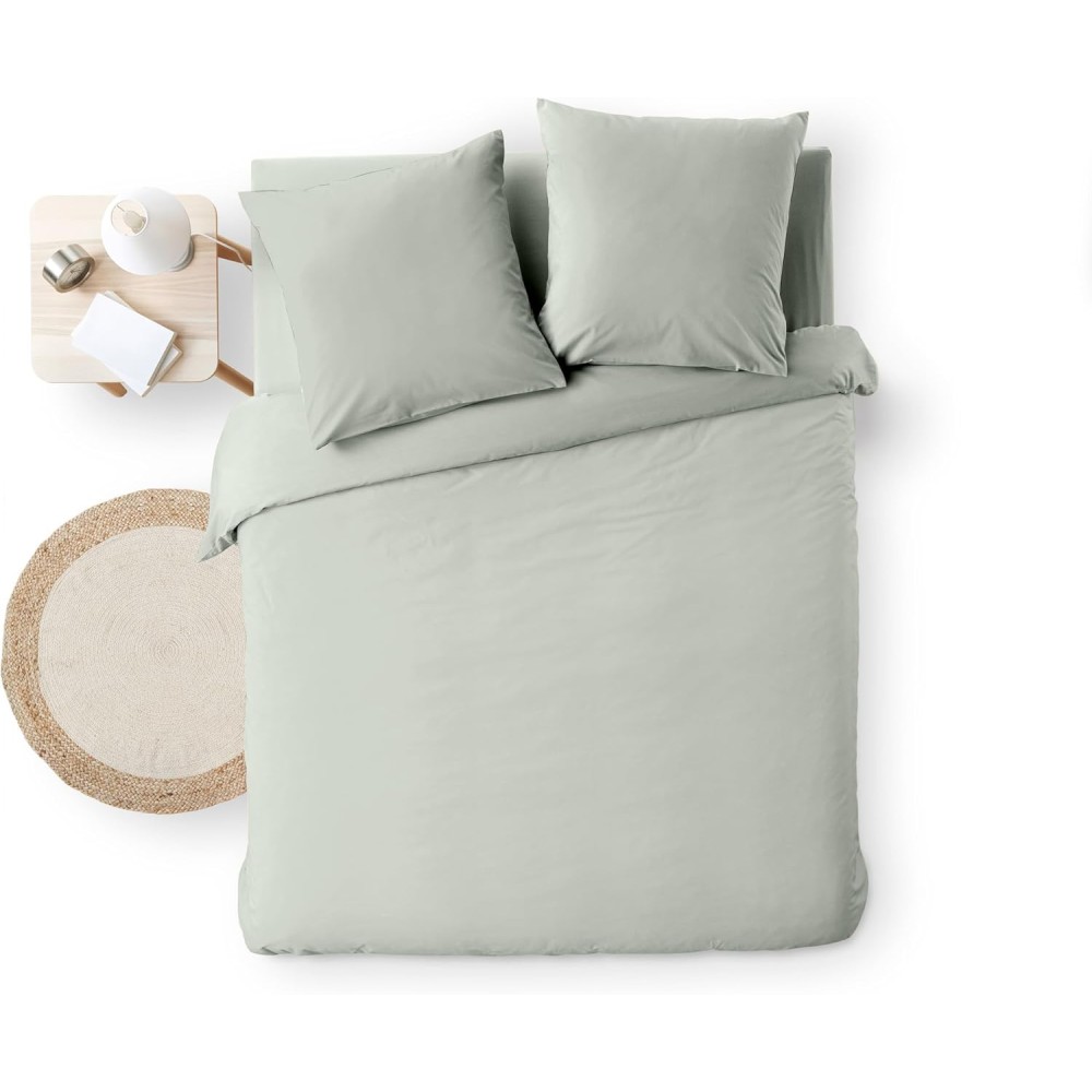 Parure de Lit 3 Pièces - 100% Coton Fils Teints - Meline