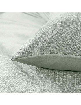 Parure de Lit 3 Pièces - 100% Coton Fils Teints - Meline