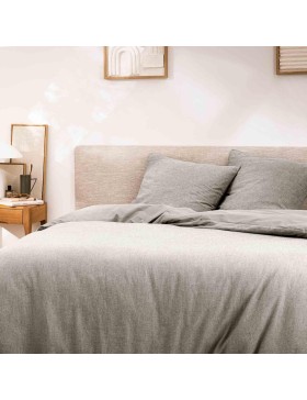 Parure de Lit 3 Pièces - 100% Coton Fils Teints - Meline