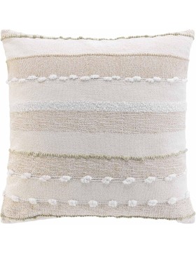 Coussin Déhoussable Compressé 60x60 cm Coton/Polyester Fantaisie - SANTOS