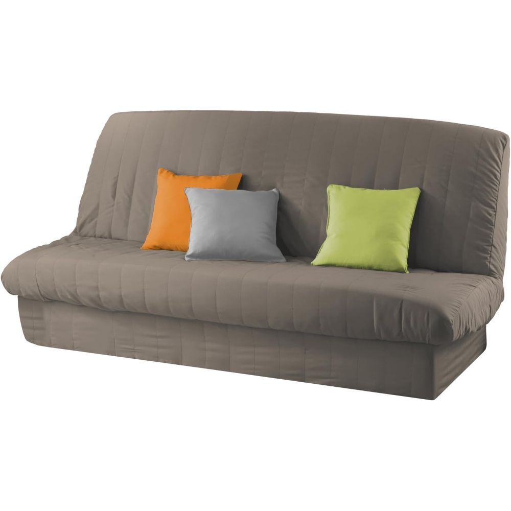 Housse de clic clac Matelassée Taupe Housse de clic clac Matelassée Taupe