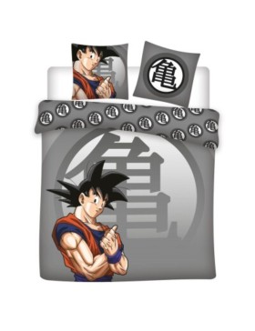 Parure de Lit Dragon Ball Z – Housse de Couette 220x240 cm + 2 Taies d'Oreiller 65x65 cm 