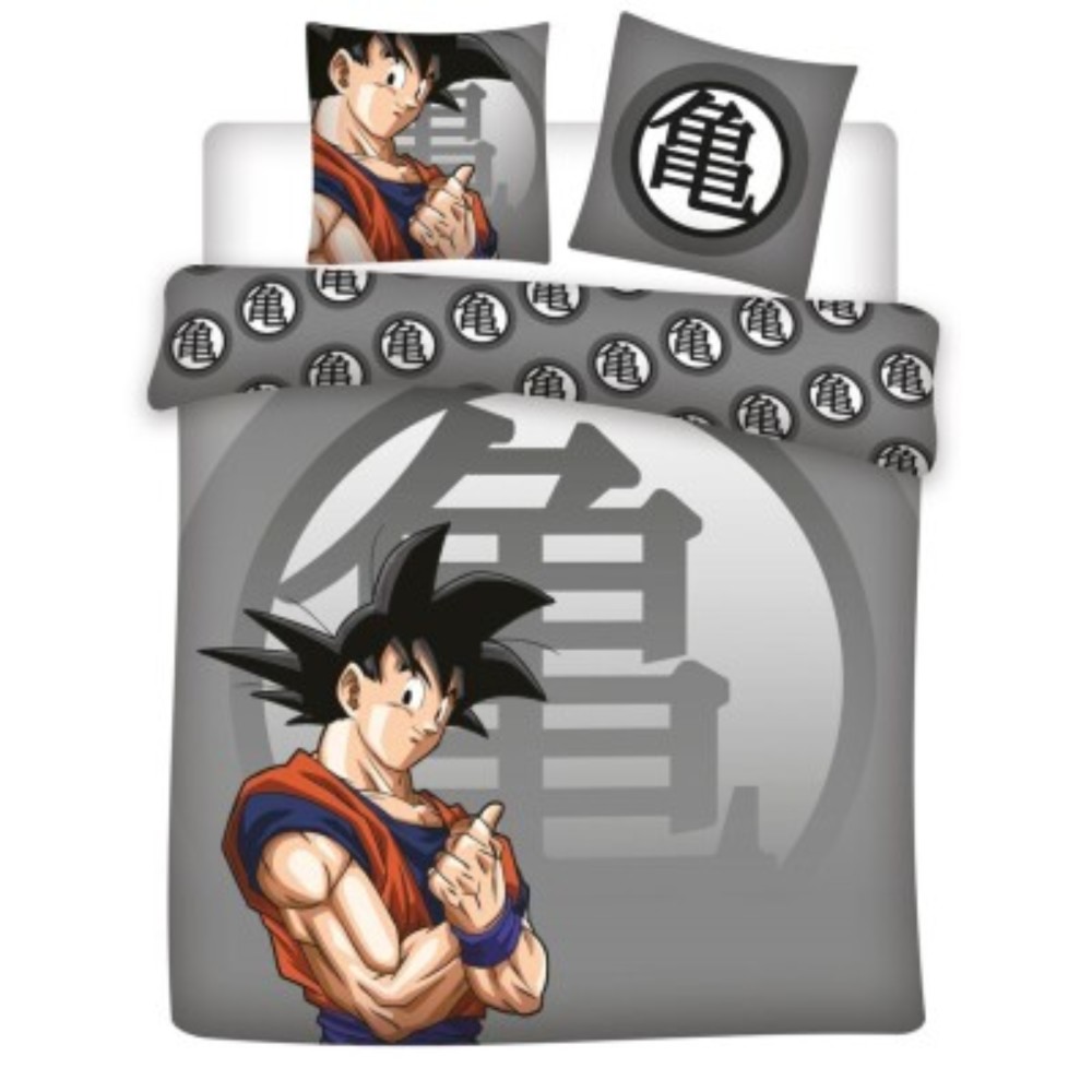 Parure de Lit Dragon Ball Z – Housse de Couette 220x240 cm + 2 Taies d'Oreiller 65x65 cm