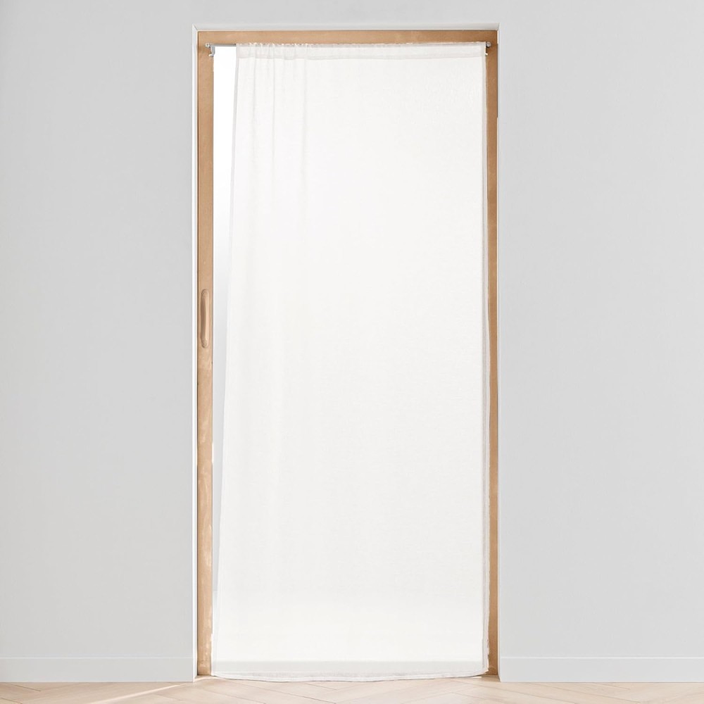 Panneau Passe Tringle 90 x 200 cm Voile Tisse Carlin