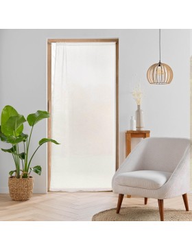 Panneau Passe Tringle 90 x 200 cm Voile Tisse Carlin