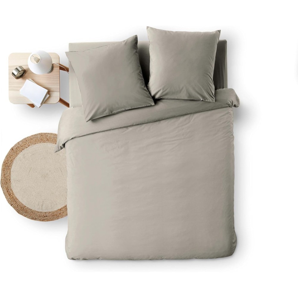 Parure de Lit 3 Pièces - 100% Coton Fils Teints - Meline