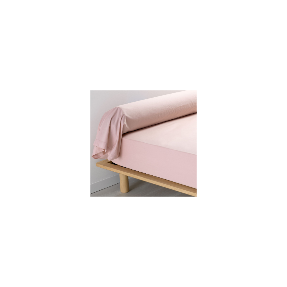 Taie De Traversin 85x185 cm Percale Rose Taie De Traversin 85x185 cm Percale Rose