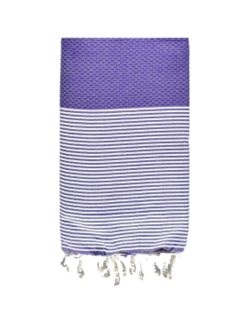 Fouta de Plage Nid d’Abeille 100% coton - Douceur et confort – Serviette de Plage - 100x200cm