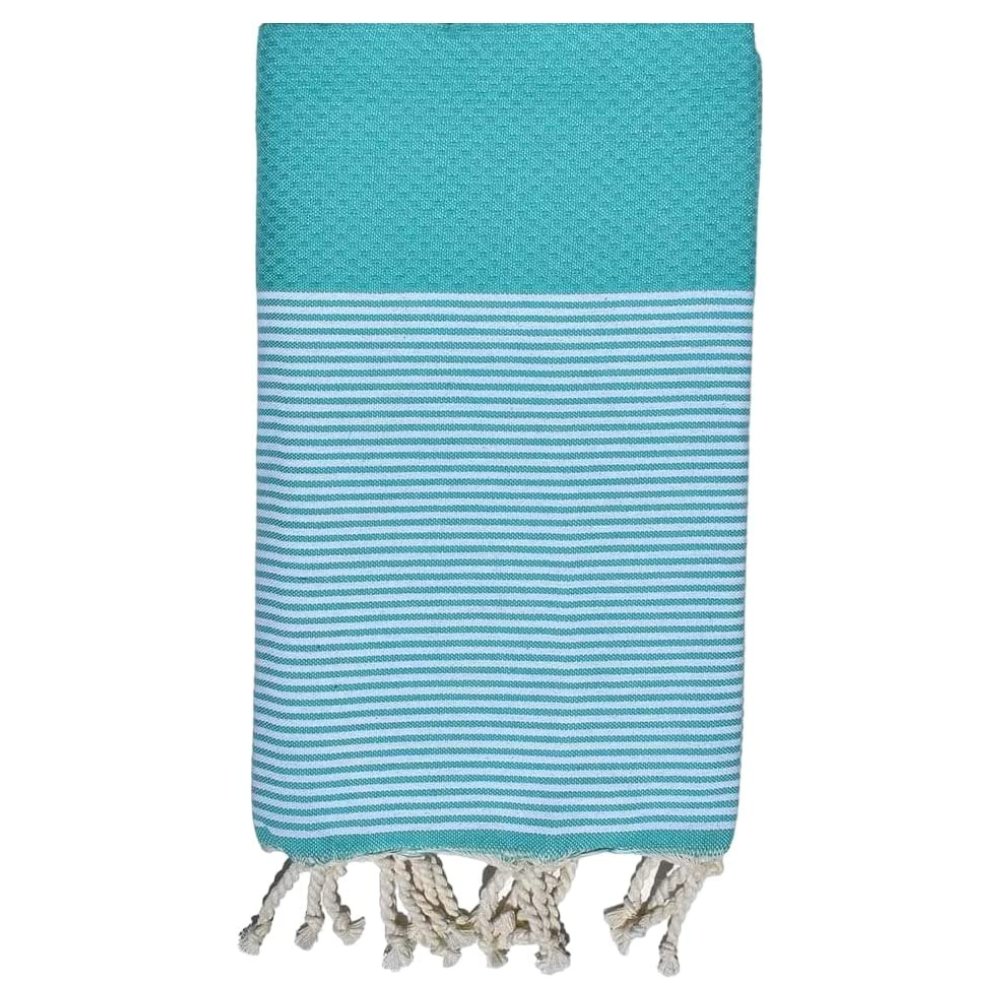 Fouta de Plage Nid d’Abeille 100% coton - Douceur et confort – Serviette de Plage - 100x200cm