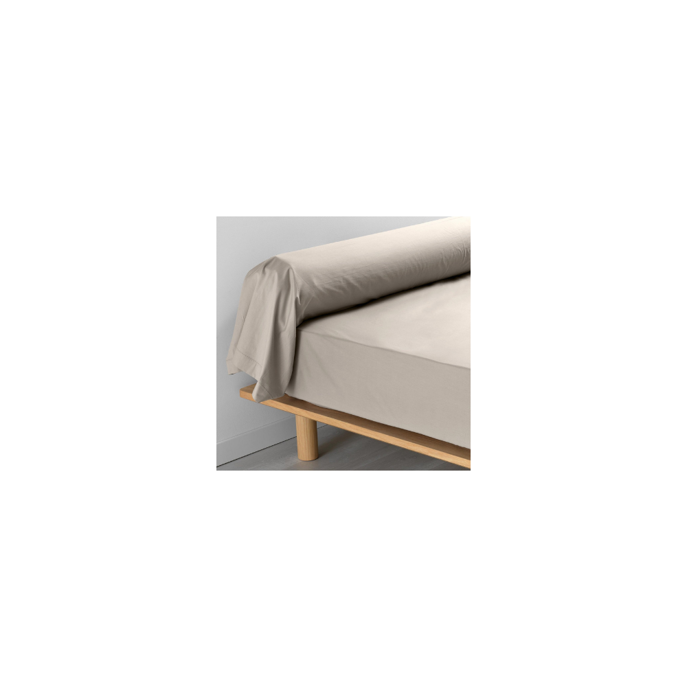 Taie De Traversin 85x185 cm Percale Naturel Taie De Traversin 85x185 cm Percale Naturel