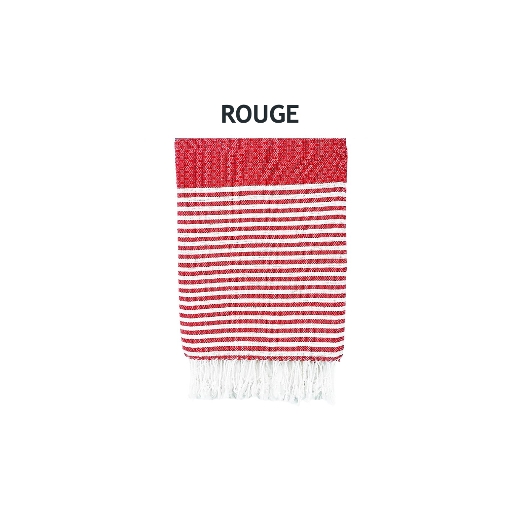 Fouta de Plage Nid d’Abeille 100% coton - Douceur et confort – Serviette de Plage - 100x200cm