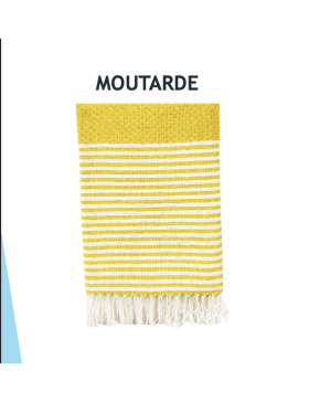 Fouta de Plage Nid d’Abeille 100% coton - Douceur et confort – Serviette de Plage - 100x200cm