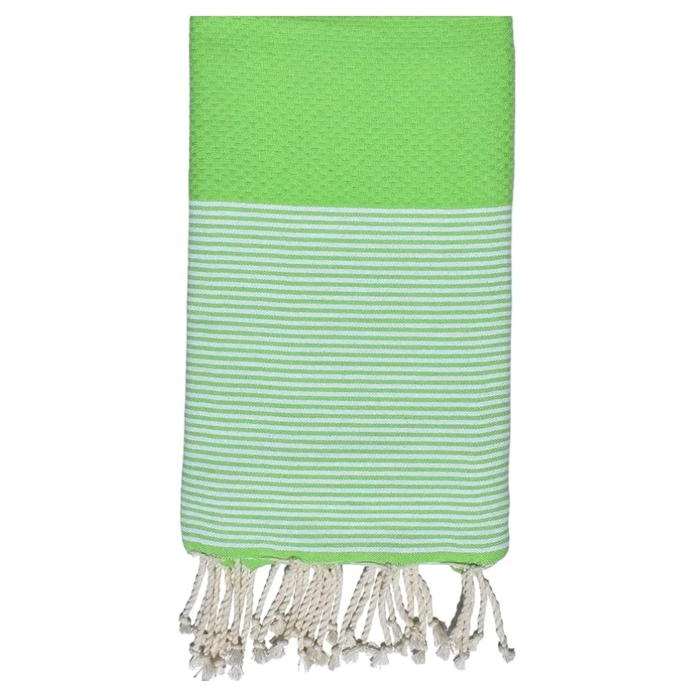 Fouta de Plage Nid d’Abeille 100% coton - Douceur et confort – Serviette de Plage - 100x200cm