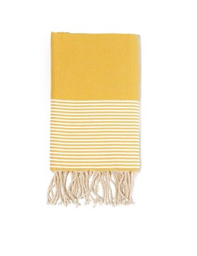 Fouta de Plage Nid d’Abeille 100% coton - Douceur et confort – Serviette de Plage - 100x200cm