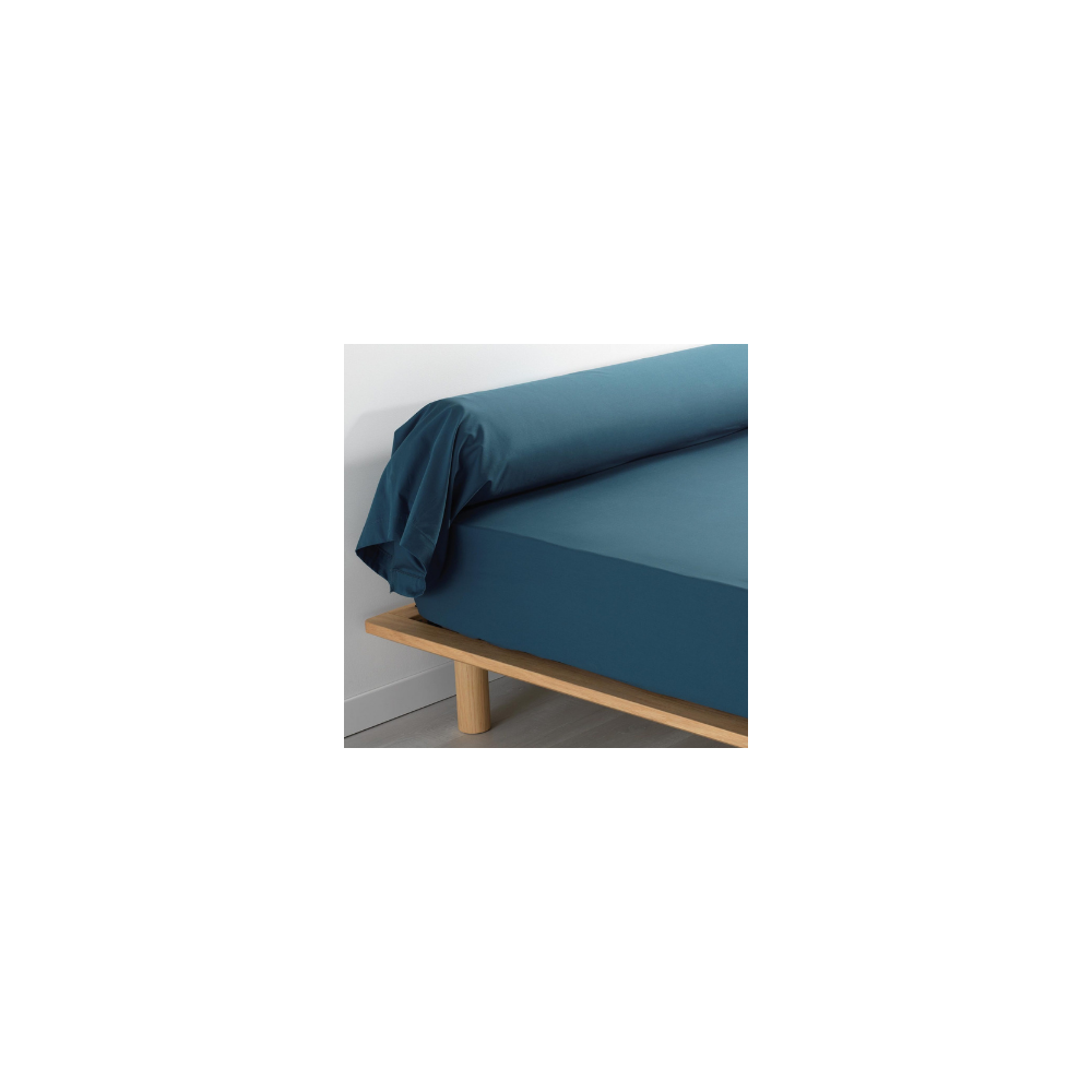Taie De Traversin 85x185 cm Percale Bleu Taie De Traversin 85x185 cm Percale Bleu