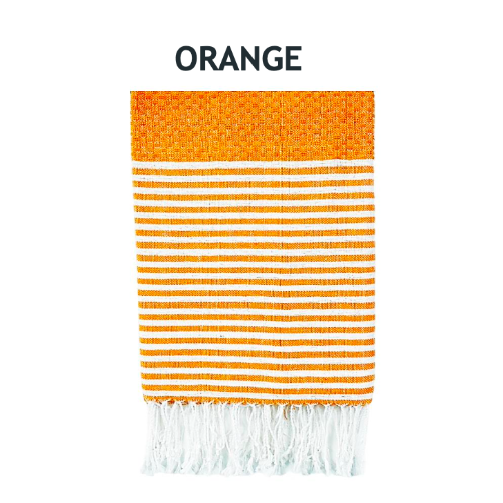 Fouta de Plage Nid d’Abeille 100% coton - Douceur et confort – Serviette de Plage - 100x200cm