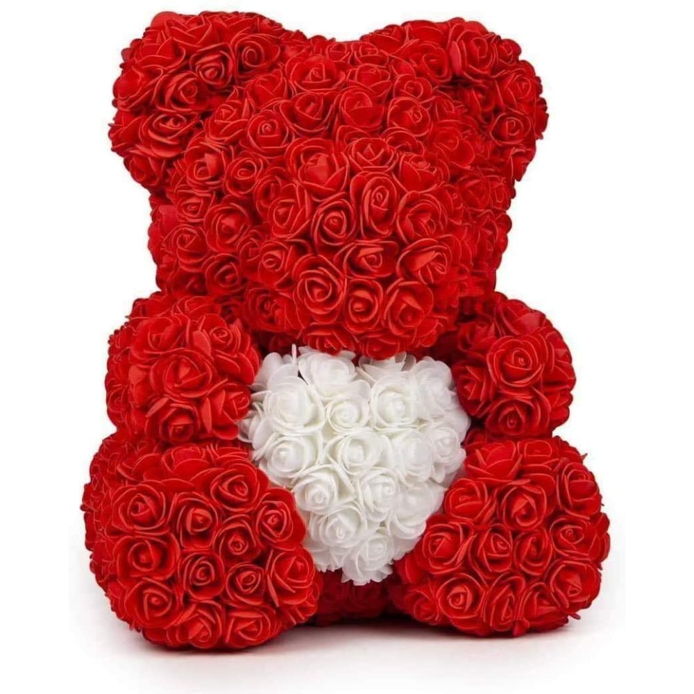Ours en rose Rouge, cœur Blanc Ours en rose Rouge, cœur Blanc